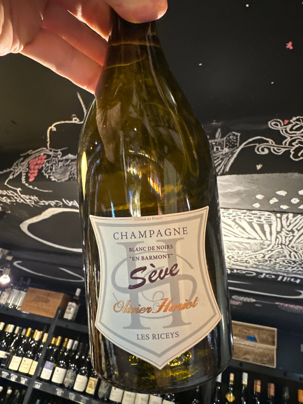 Olivier Horiot Champagne Seve En Barmont Blanc de Noirs 2018