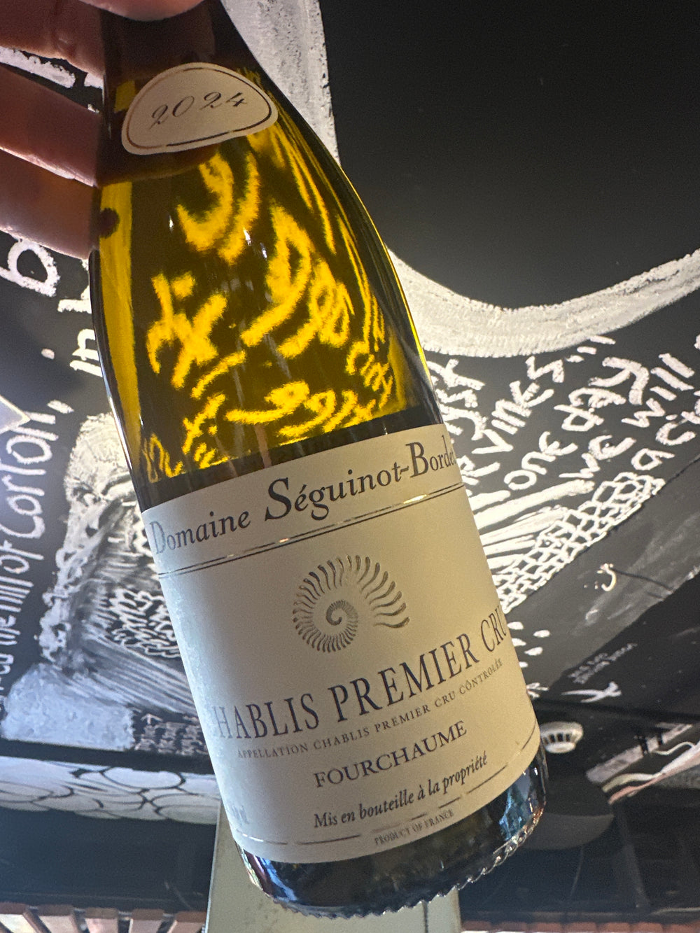 Domaine Seguinot-Bordet Chablis 1er Cru Fourchaume 2024