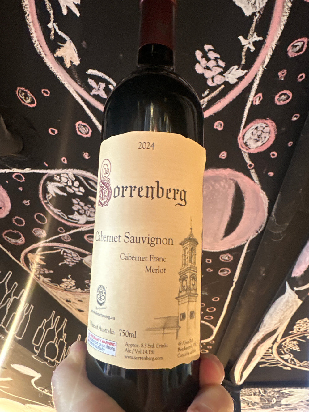 Sorrenberg Cabernet Sauvignon, Cabernet Franc, Merlot 2024