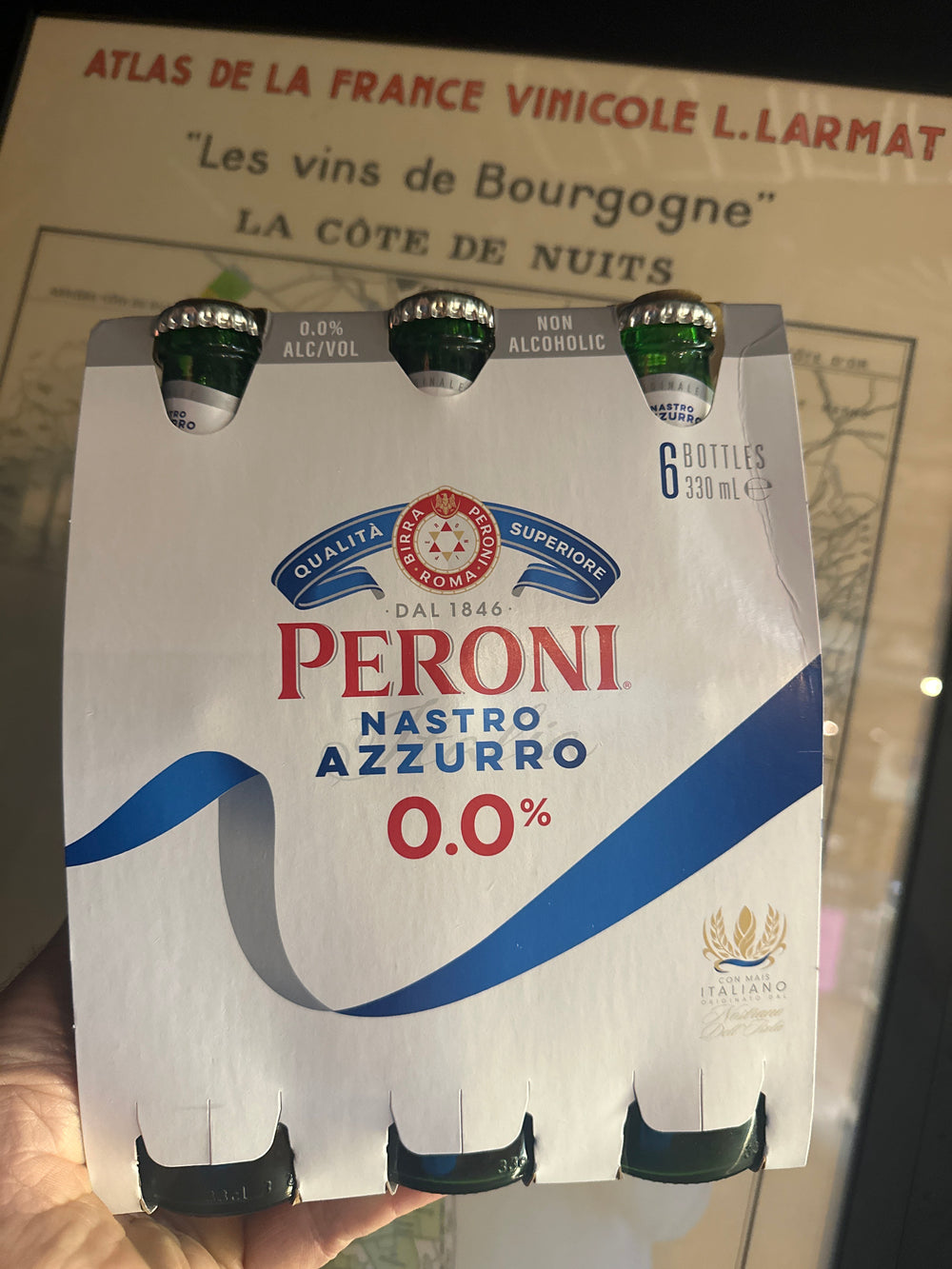 Peroni Nastro Azzurro 0.0 Zero Alc 330ml