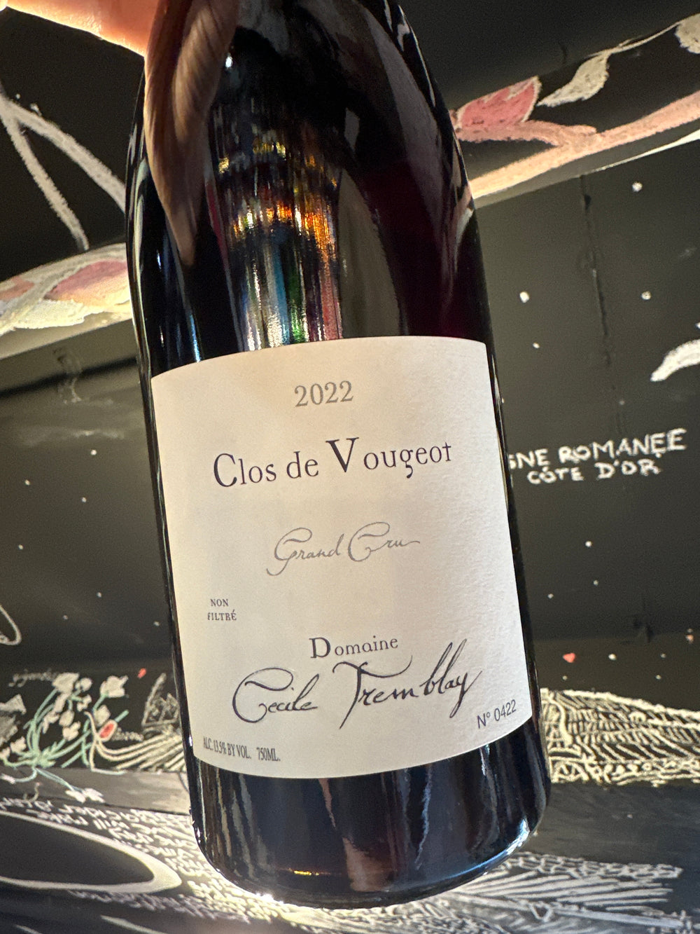 Cecile Tremblay Clos Vougeot Grand Cru 2022