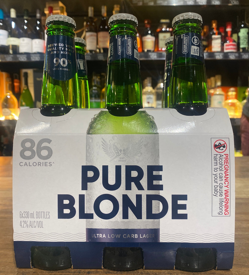 Carlton Pure Blonde Stubbies 355ml