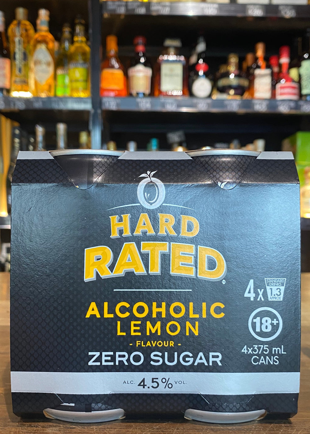 Hard Rated Lemon 4.5% Zero Sugar Cans 330ml