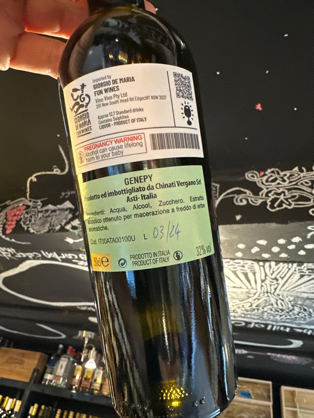 Chinati Vergano Genepy 500ml
