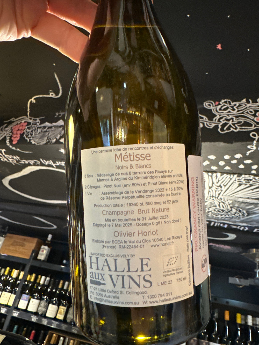 Olivier Horiot Champagne Metisse Pinots Noirs & Blancs NV