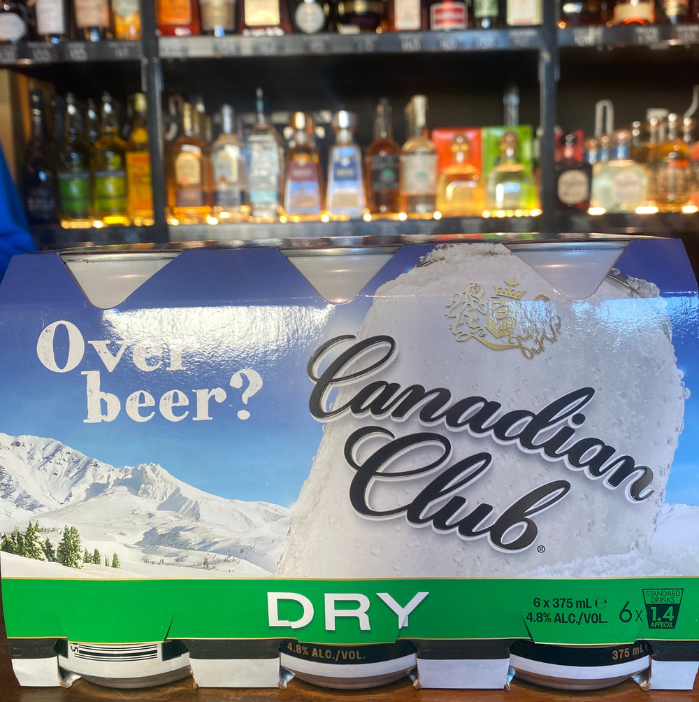 Canadian Club & Dry Cans 375ml
