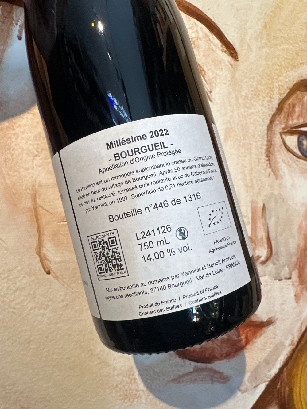 Yannick Amirault, Bourgueil 'Pavillon du Grand Clos' 2022
