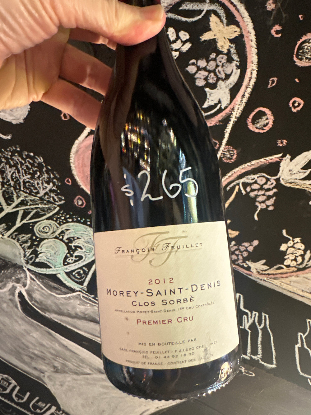 Domaine Francois Feuillet Morey Saint Denis 1er Cru Clos Sorbe 2012