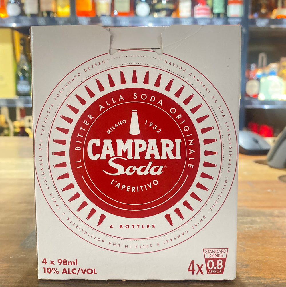 Campari & Soda 98ml 4PK - No Splits