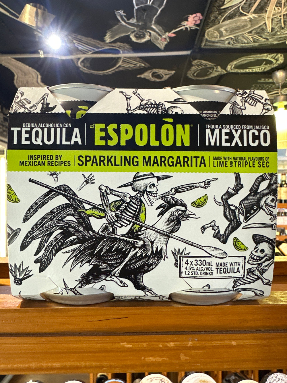 Espolon Tequila Sparkling Margarita 330ml
