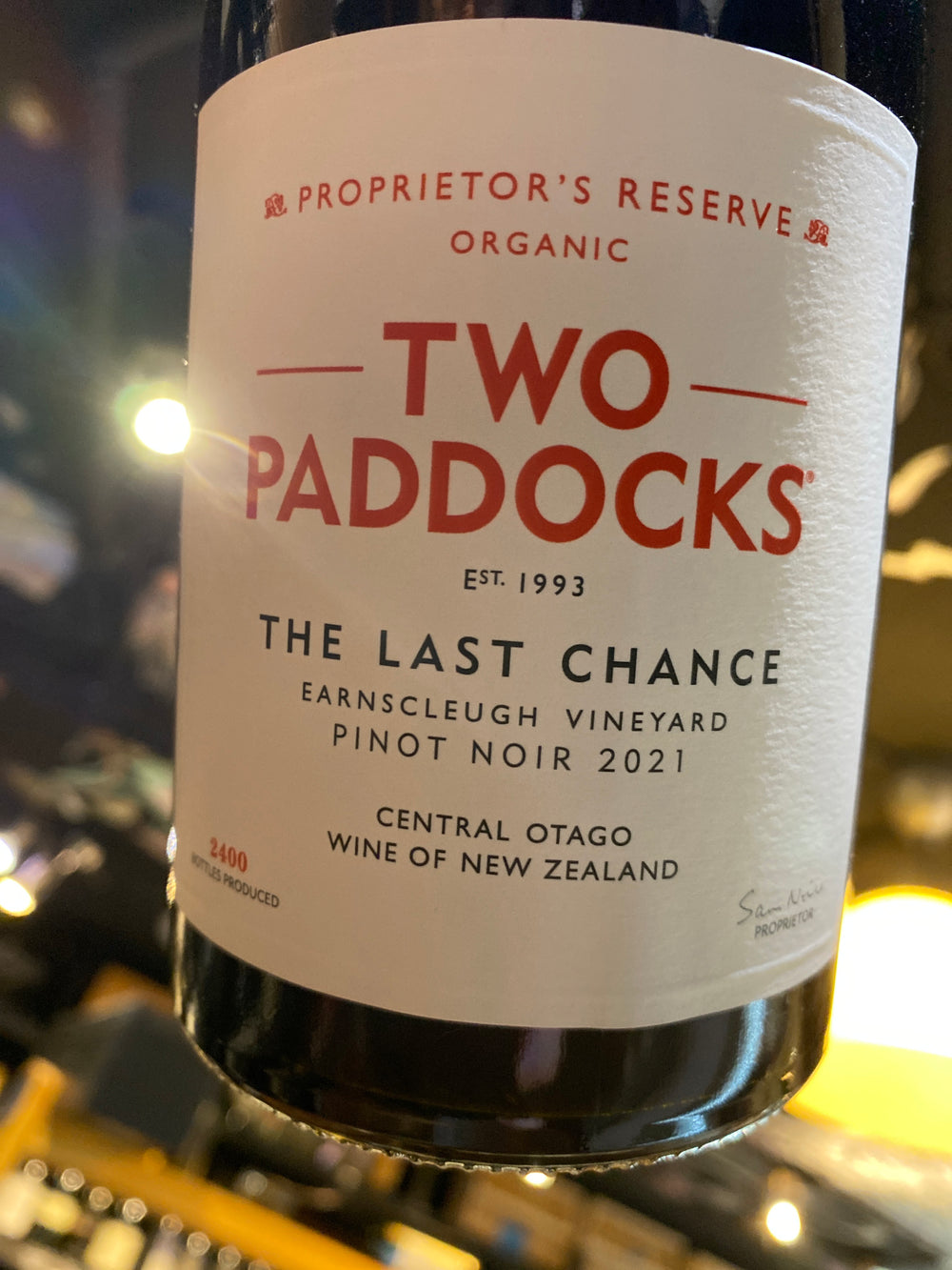 Two Paddocks, The Last Chance Pinot Noir 2021
