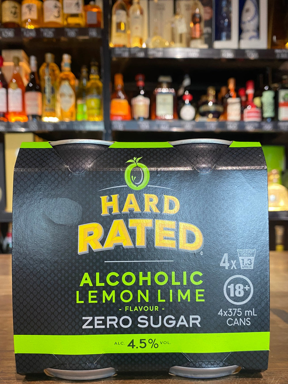 Hard Rated Lemon Lime 4.5% Zero Sugar Cans 330ml