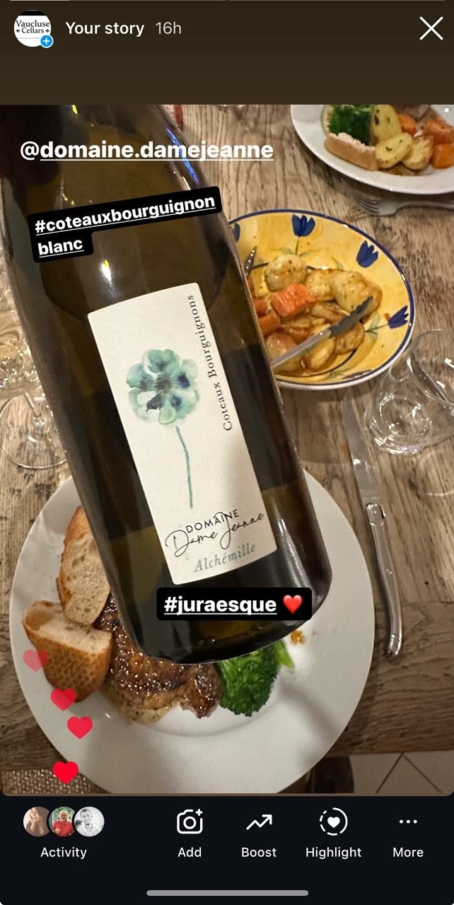 Dame Jeanne 'Alchémille' Coteaux Bourguignons Blanc 2021