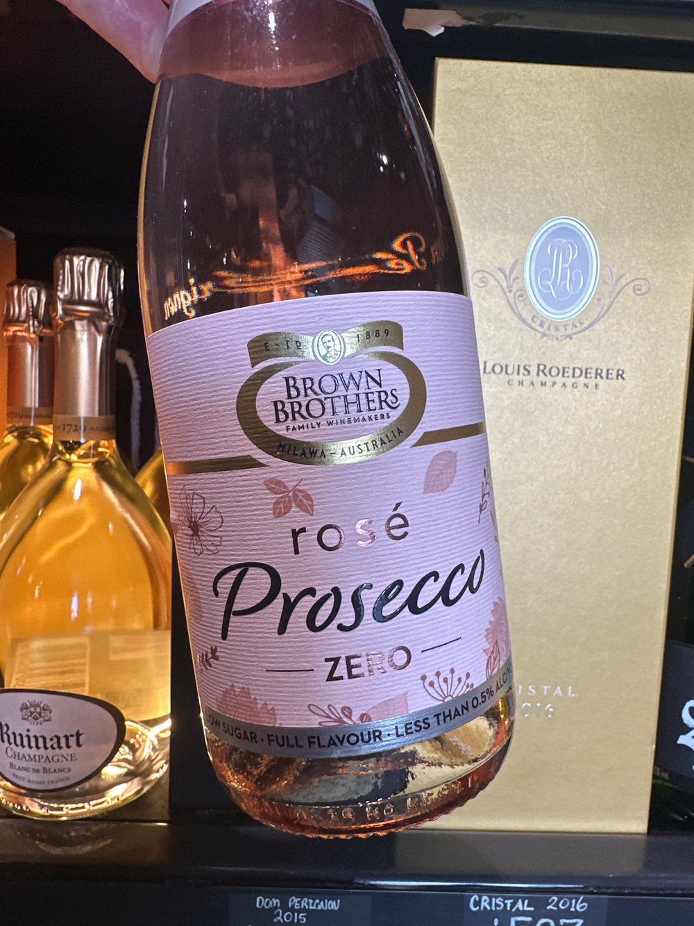 Brown Bros Rose Prosecco Zero 750ml
