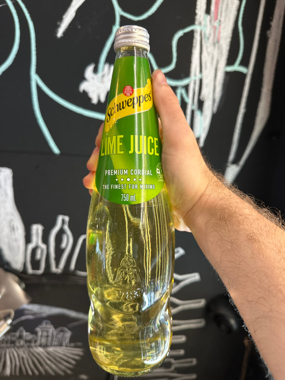 Schweppes Lime Cordial 750ml
