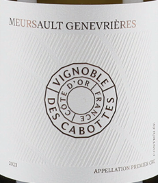 Vignobles Des Cabottes Meursault 1er Cru Genevrieres 2023
