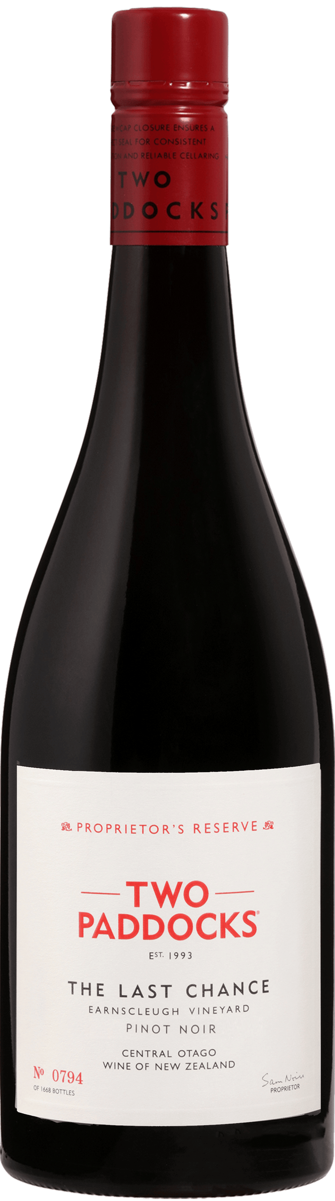Two Paddocks The Last Chance Pinot Noir 2022